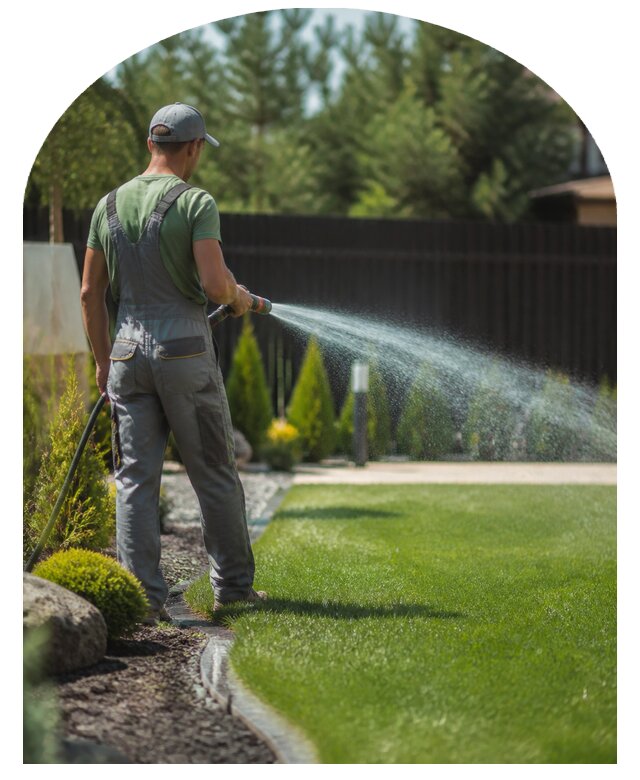 Полив газона для участков и территорий в Тайшете